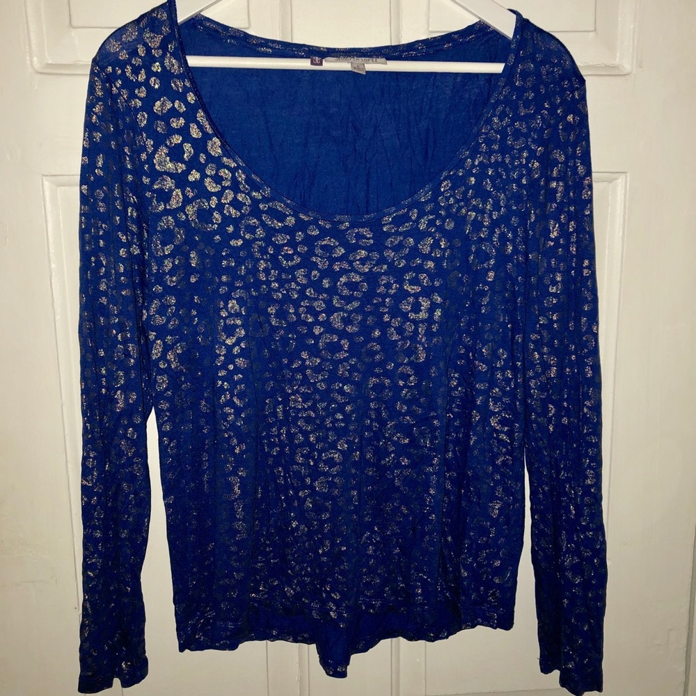 JLo Cheetah Blouse